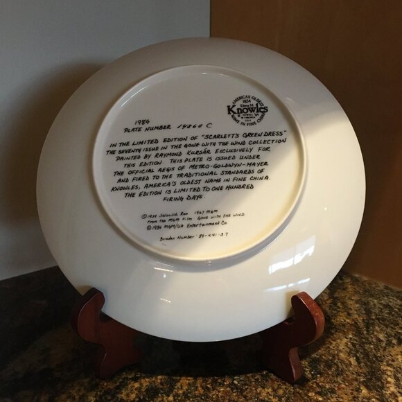 2/$40 Gone With the Wind Collection 'Scarlett's Green Dress' Raymond Kursar - Picture 4 of 7